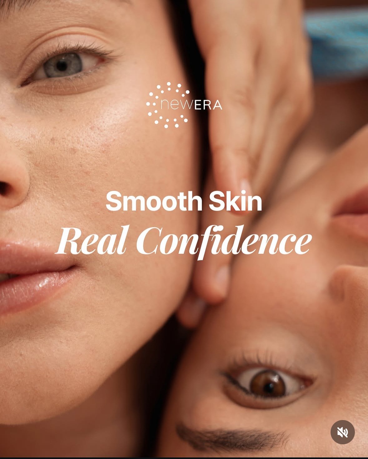 Newera campaign imagery: smooth skin, real confidence